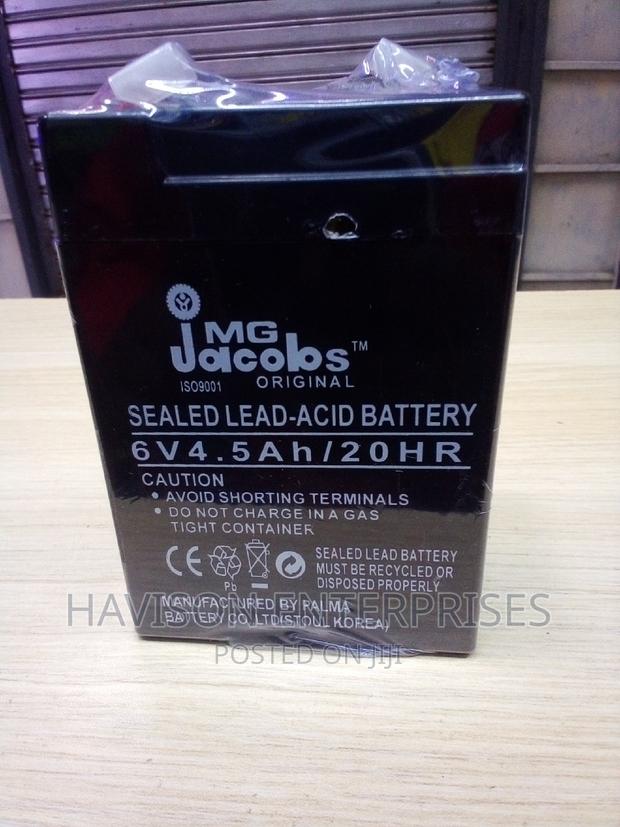 6V 4AH Jacobs Battery - main view