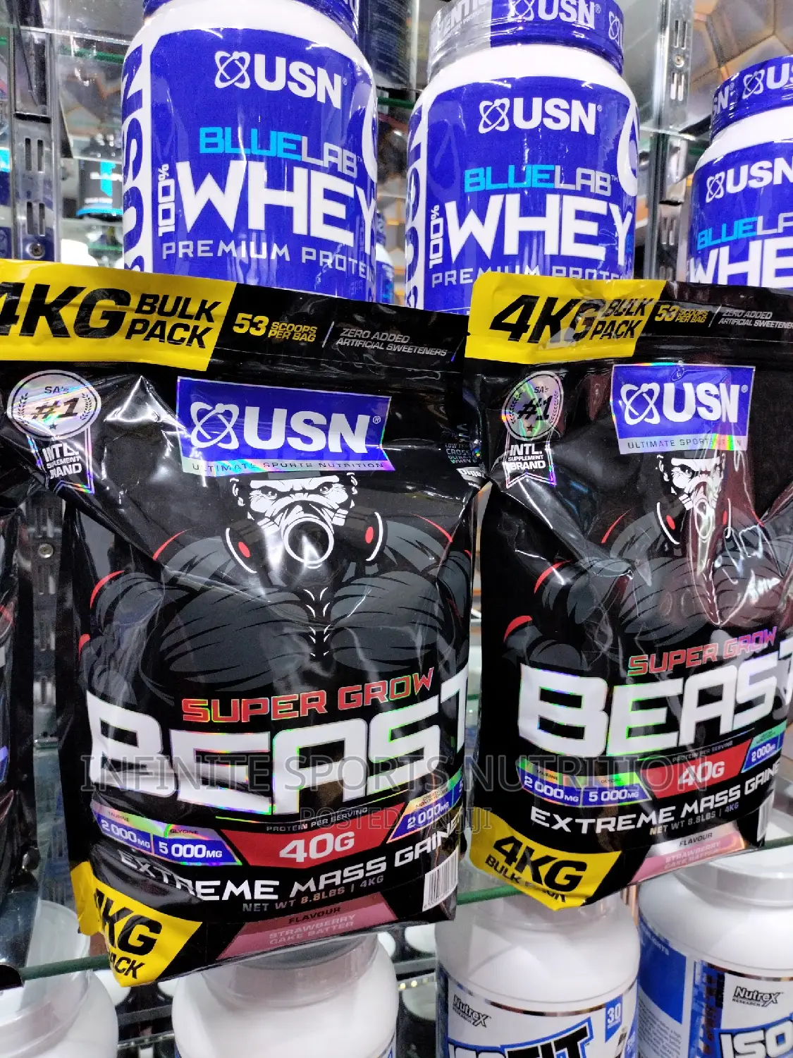 USN Super Grow Beast 4kgs(53 Scoops)