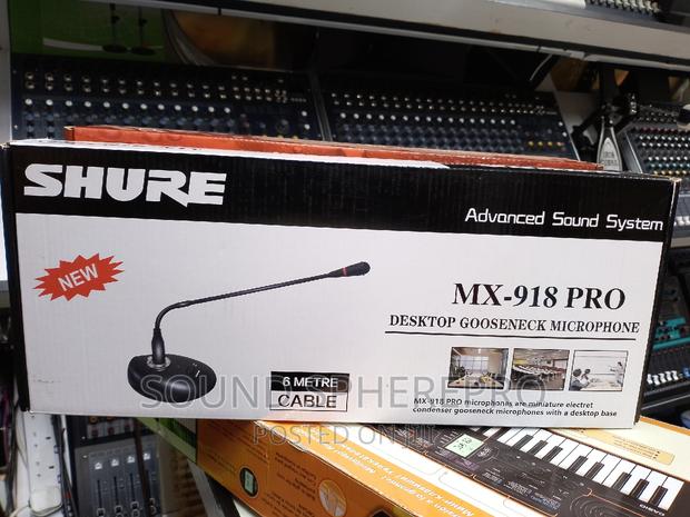 Shure MX-918 Pro Gooseneck Microphone - main view