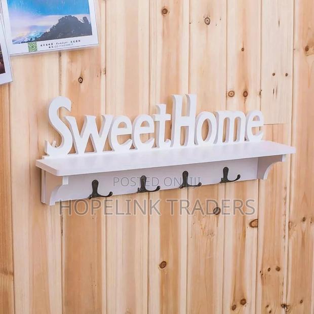Sweet Home Deco Shelf With Keyholder. - main view