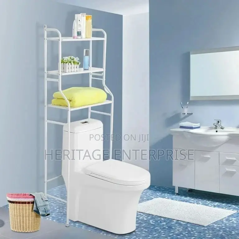 Over The Toilet Rack, Bathroom Stand Storage Organizer.