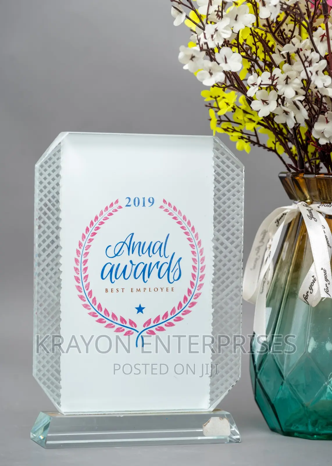 Rectangular Shaped Crystal Awards