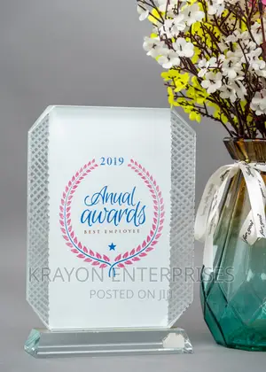 Rectangular Shaped Crystal Awards