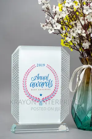 Rectangular Shaped Crystal Awards
