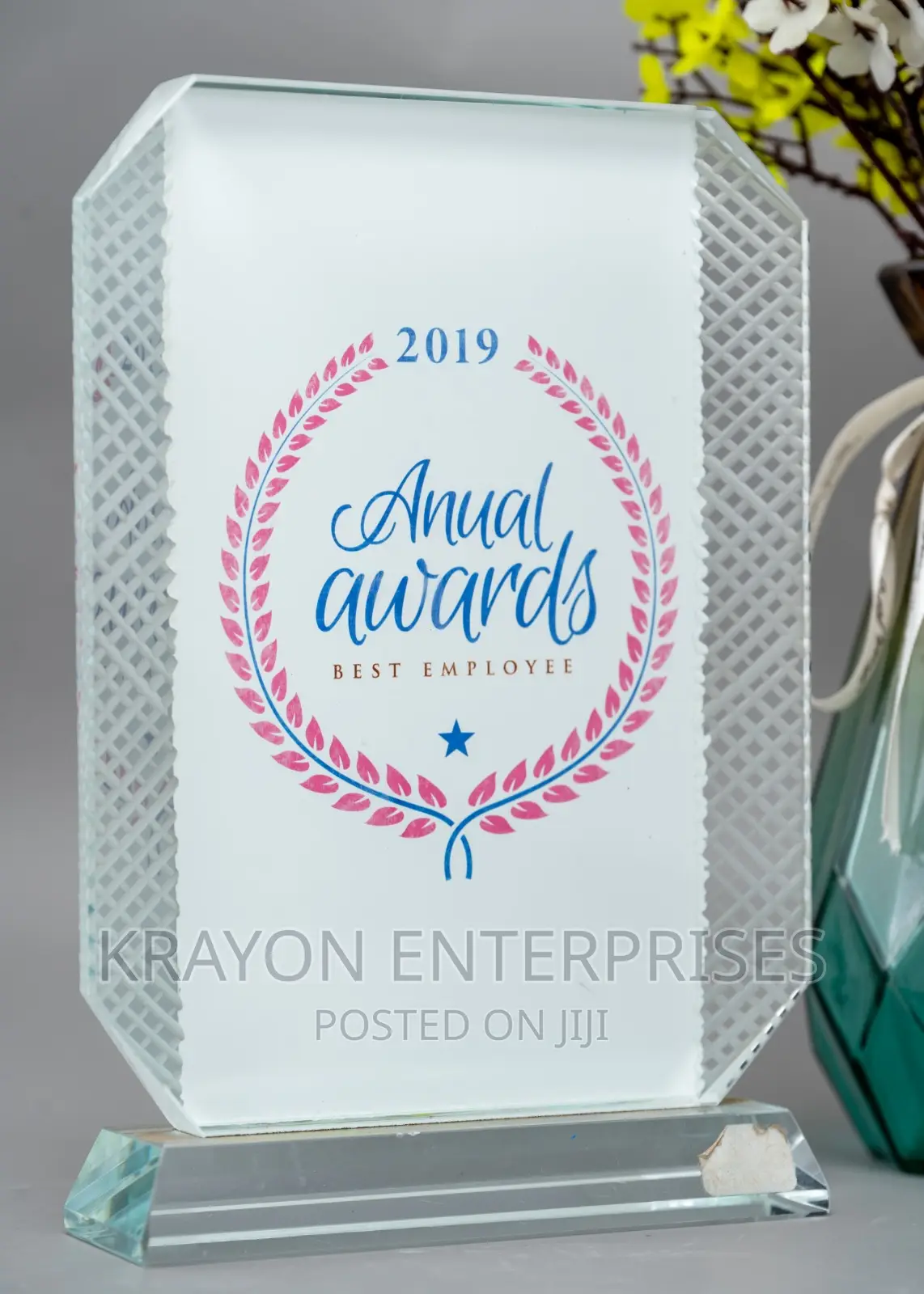 Rectangular Shaped Crystal Awards
