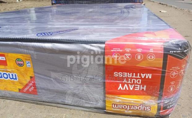 6 by 6 Medium Density Mattress 8 Inches Plain - main view