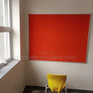 Generic Notice Board 6ft X 4ft Red