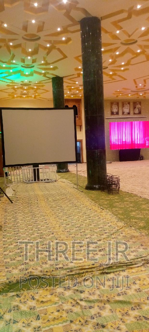 Nice Rear/Front Projection Screen for Hire Available.Framed - main view