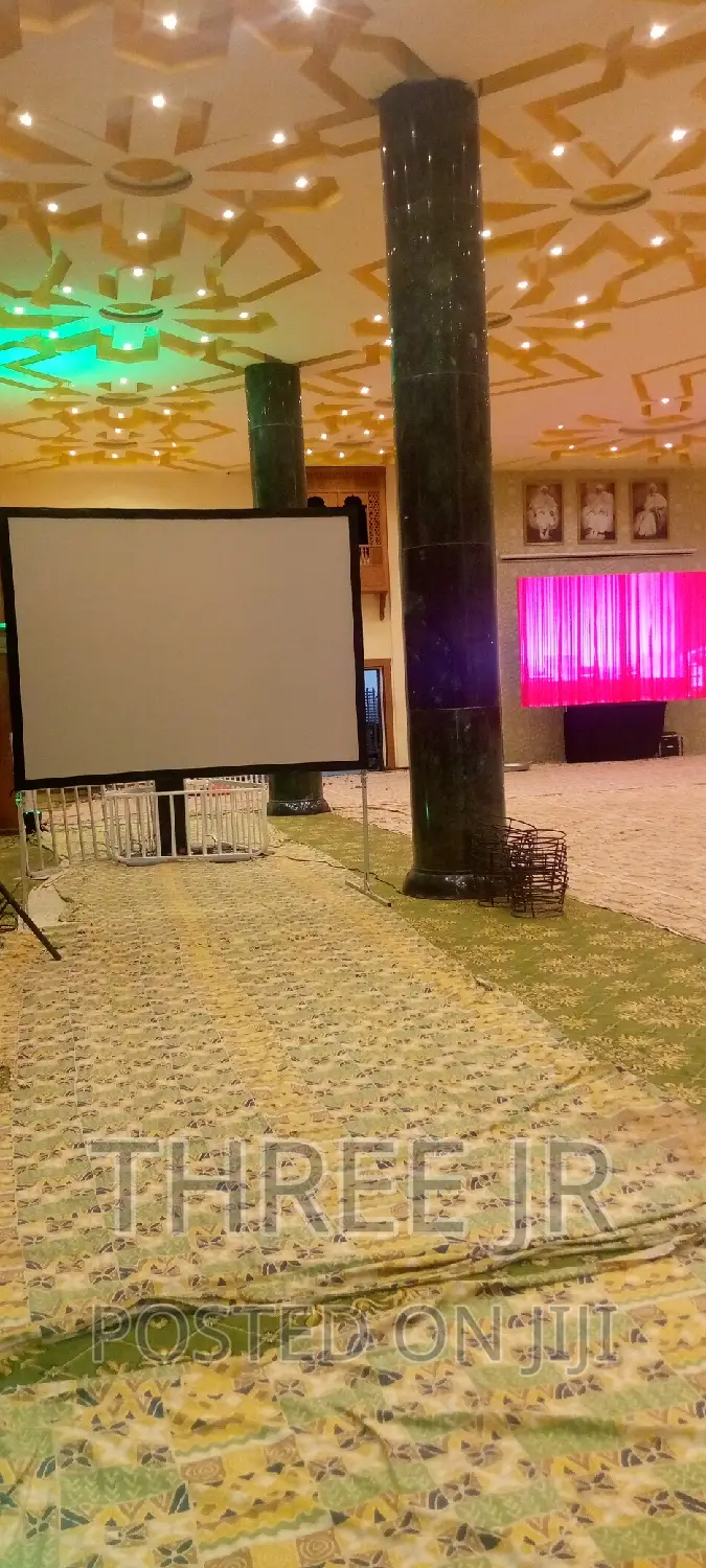 Nice Rear/Front Projection Screen for Hire Available.Framed