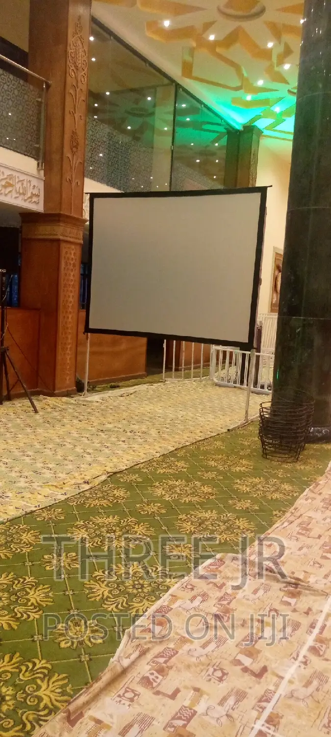 Nice Rear/Front Projection Screen for Hire Available.Framed