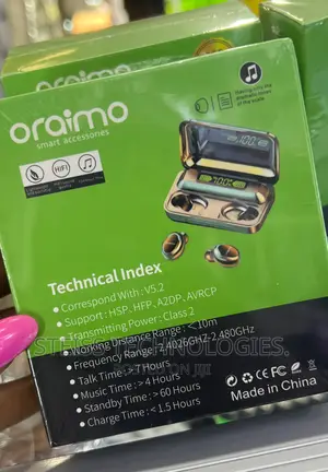 Oraimo Wireless-Earbuds F9.
