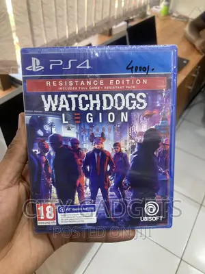 Ps4 Watchdogs Legion Resistance Edition
