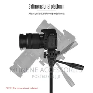 3366 Alum 55-Inch Heavy Duty DSLR Camera Phone Tripod Stand