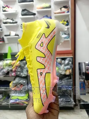 Nike Mercurial Air Zoom Yellow Football Boots