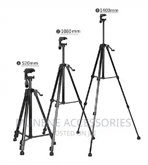 3366 Alum 55-Inch Heavy Duty DSLR Camera Phone Tripod Stand