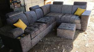 L Shaped Sofa With Headrest - main view