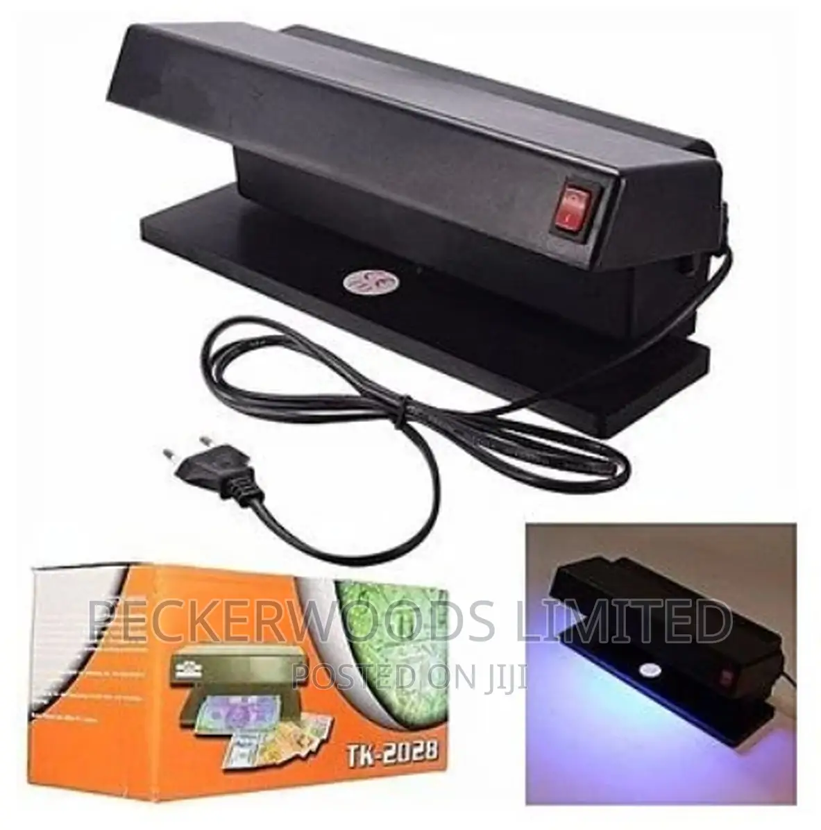 High Quality Multi Currency Detector- Black