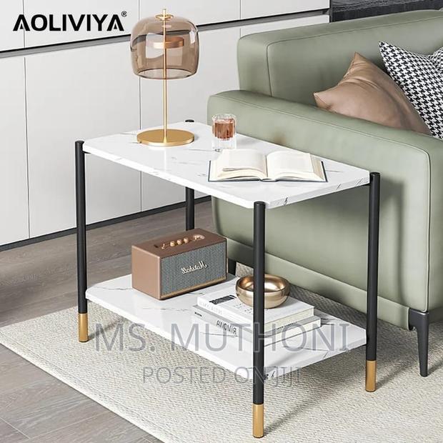 *Marble - Effect Coffee Table / Decor Table