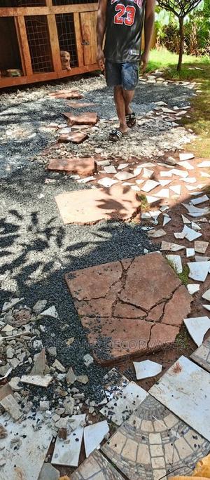 Black Pebble Stones for Your Out Door Decor - thumbnail 2