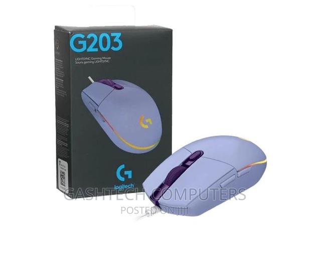 Logitech G203 LIGHTSYNC RGB 6 Button Gaming Mouse - main view