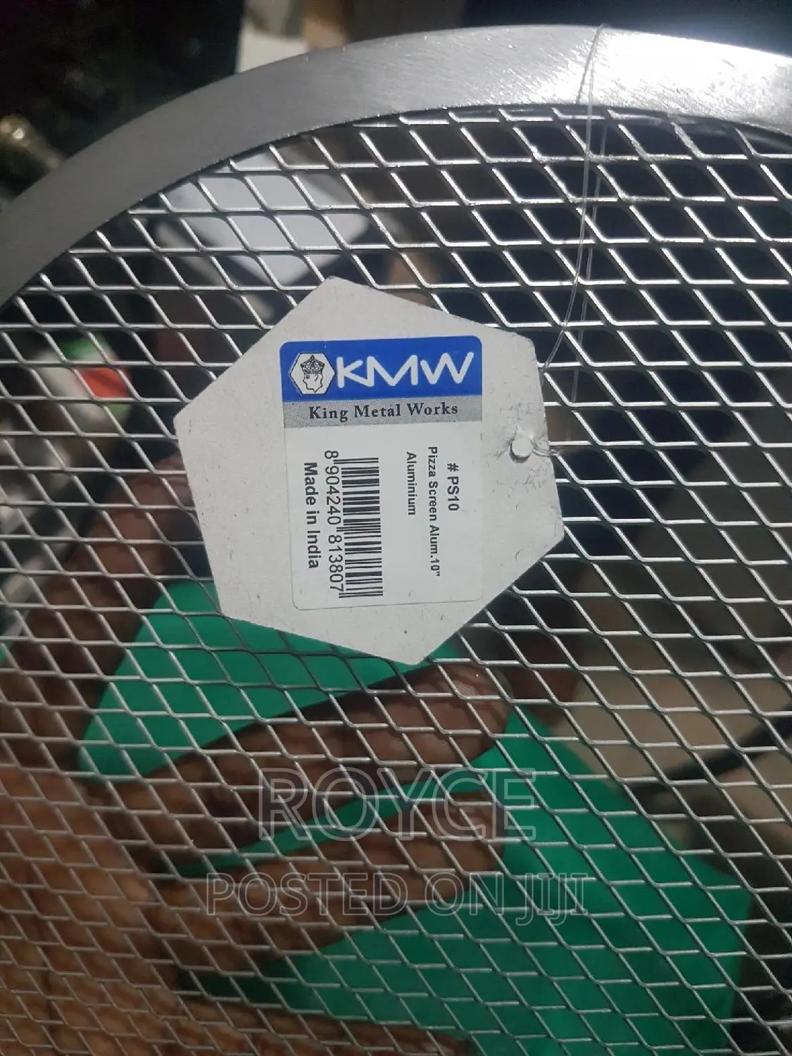 10" Aluminium Pizza Screen