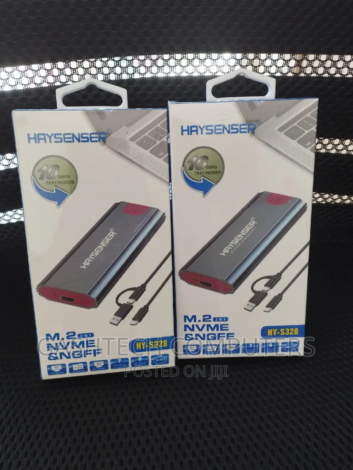 Nvme SSD Enclosure Haysenser M.2 Sata/Nvme Enclosure