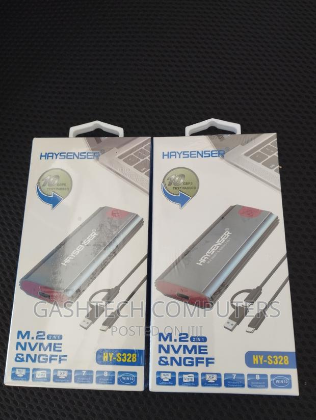 Haysenser M.2 (Nvme Ngff) 2 in 1 Enclosure