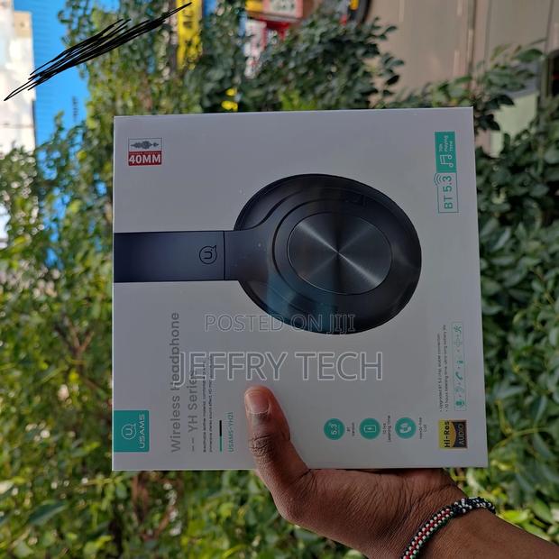 USAMS YH21 YH Series Wireless Bluetooth 5.3 Headset(Black) - thumbnail 2