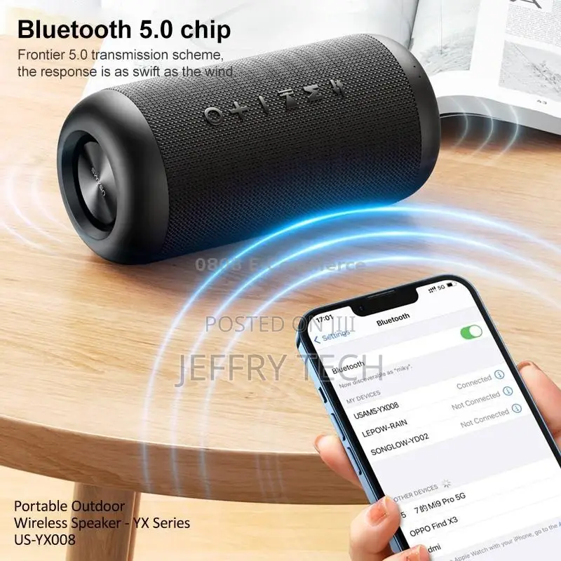USAMS Outdoor Wireless Speaker US-YX008