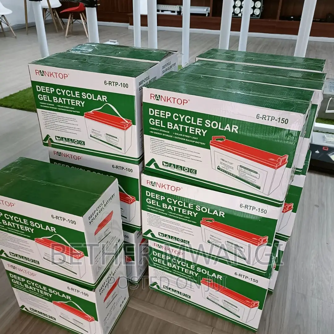 Solar Gel Battery in Kenya