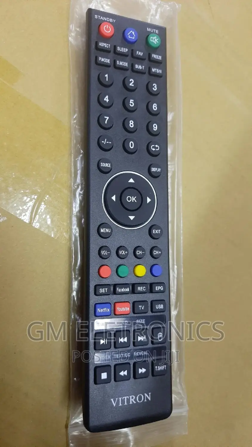 New Replacement Remote for Vitron Smart Tv.