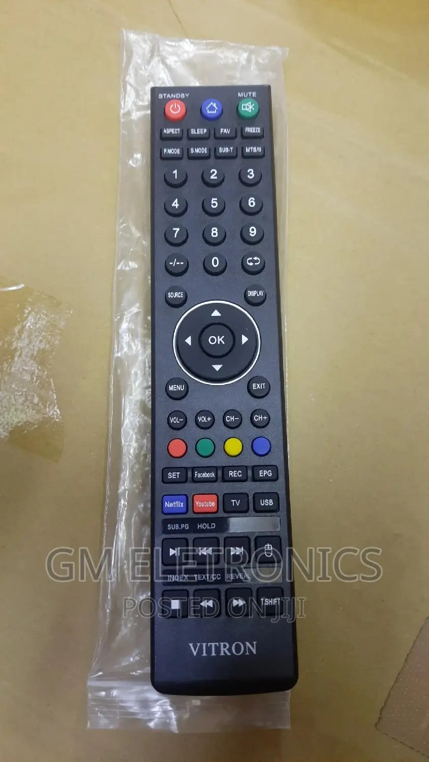 New Replacement Remote for Vitron Smart Tv.