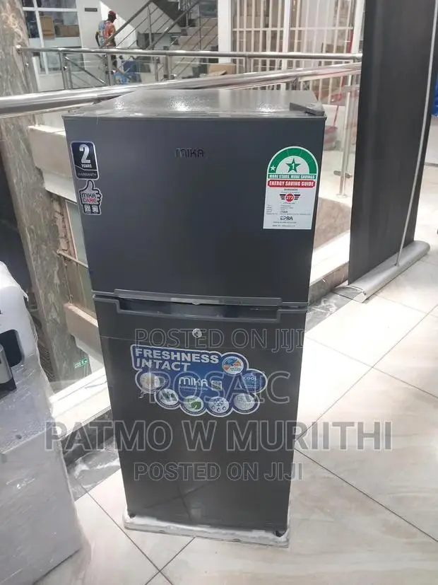 Mika 118 Litres Double Door Fridge**