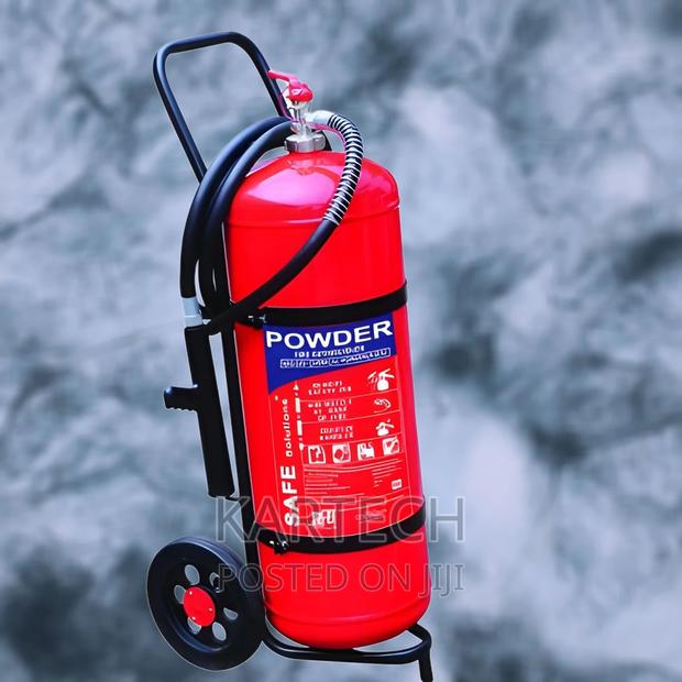 DCP Fire Extinguisher With A Trolley+ Vat (50kg) - main view