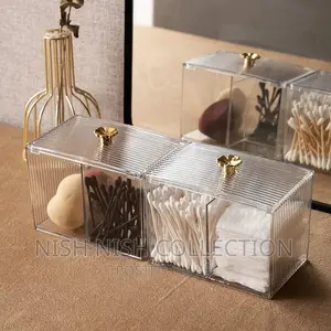 Double Multifunction Makeup Cotton Pad Storage
