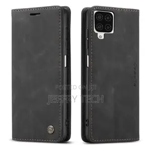 Wallet Case Folding Flip Leather Card for Samsung Galaxy A12
