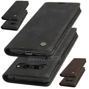 Google Pixel 6 Pro Magnetic Flip Case Leather Wallet Ca