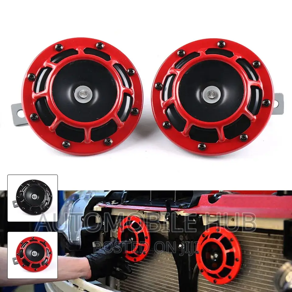 2pcs Super Loud Compact Electric Blast Tone Air Horn Kit