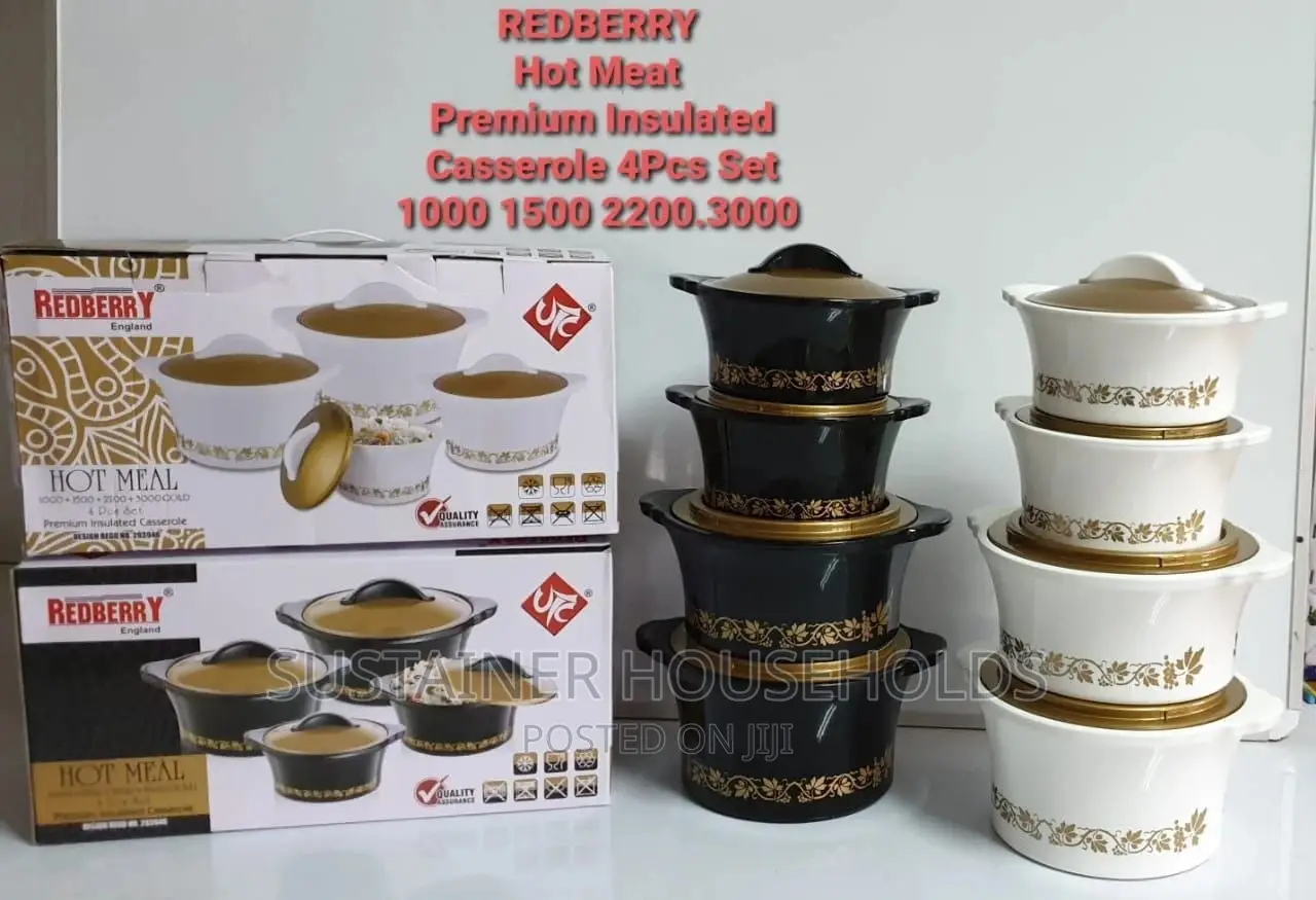 REDBERRY- Premium Range of Plastic Insulated Hotpots