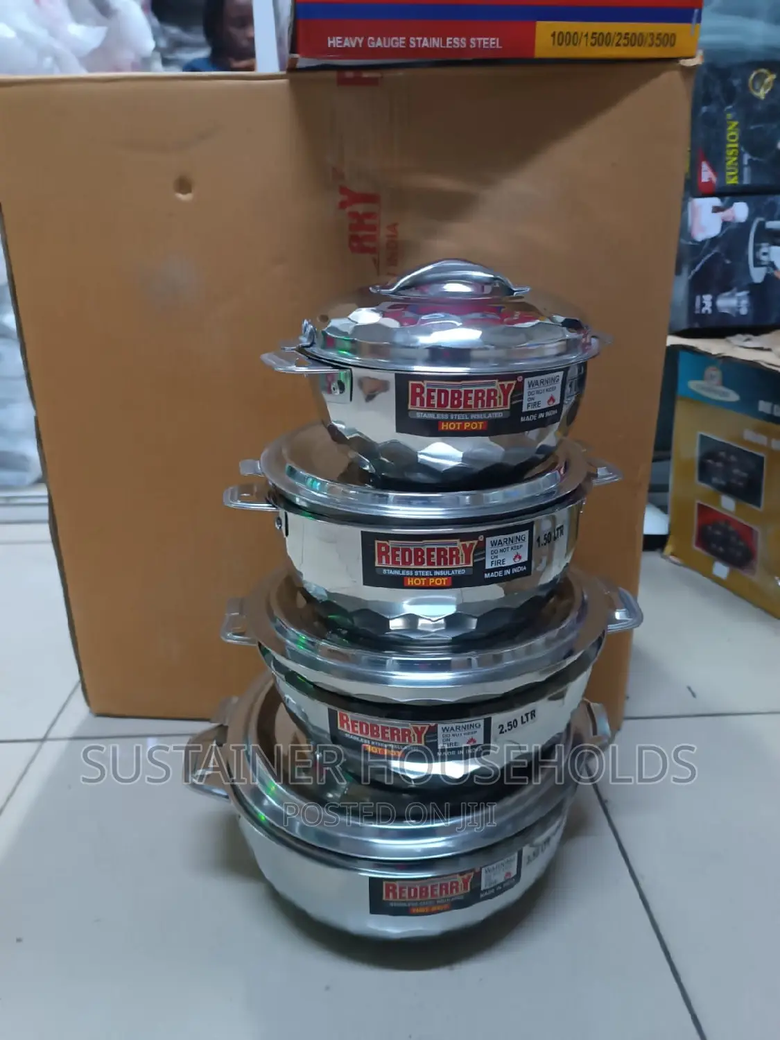 *Redberry Stainless Steel Hotpots