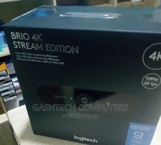 Logitech Brio Stream Webcam, Ultra HD Streaming Edition,