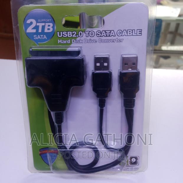 Usb 2.0 to Sata Cable Hard Disk Drive Converter