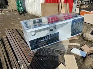 Glass Top White Coffee Table
