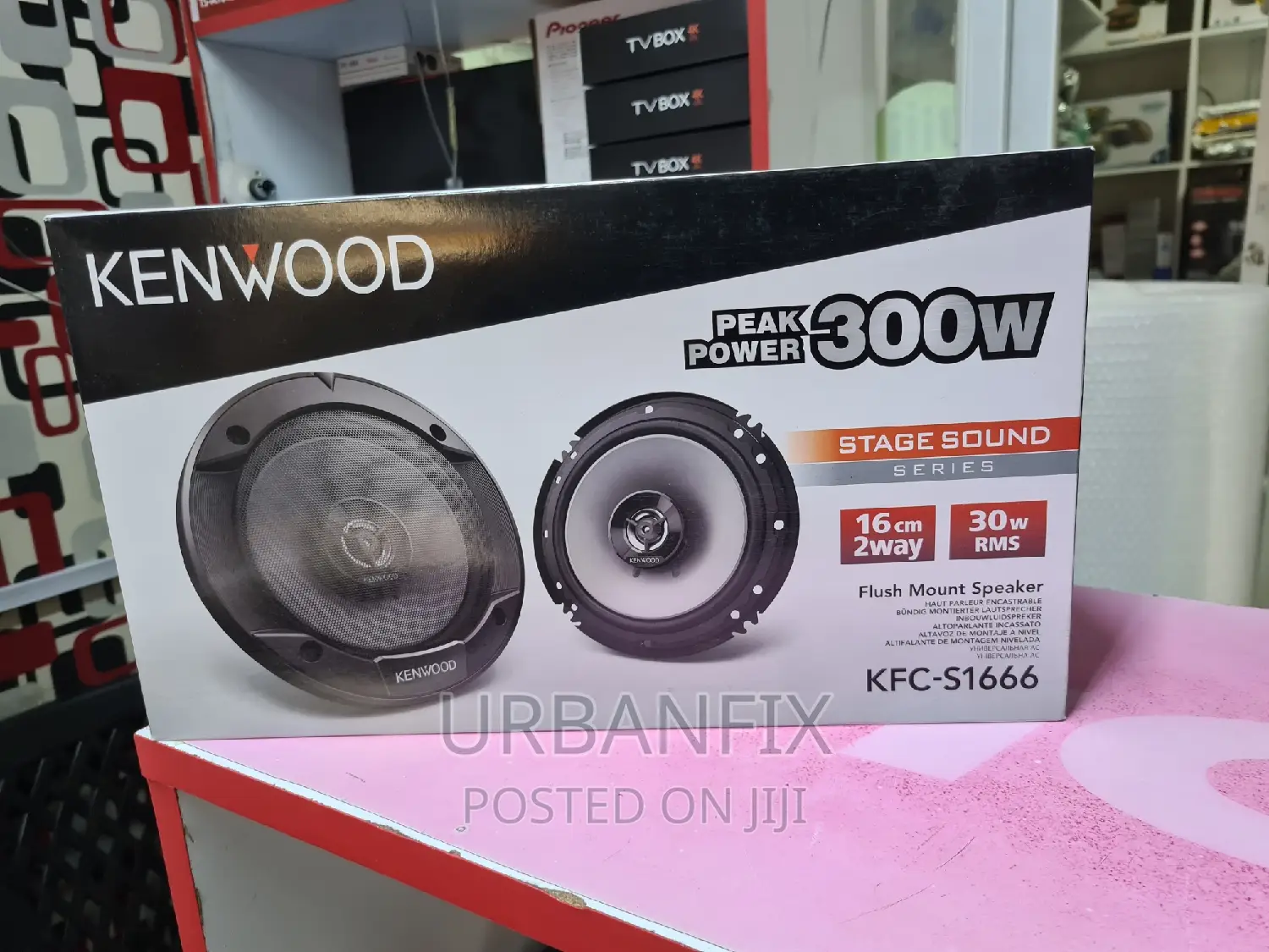 Kenwood 300 Watts 6 Inch Round Speakers- A Pair
