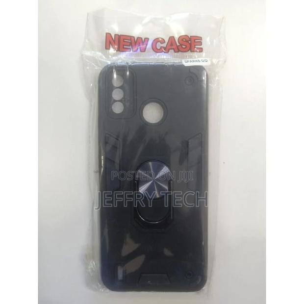 Case for Spark 6 Go Luxury Ring Back Cover Stand Armor Shoc