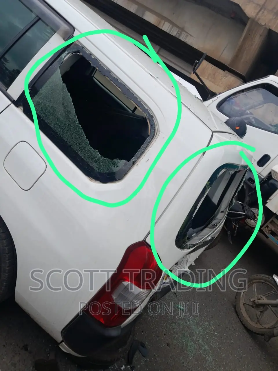 Toyota Probox Rear Windscreen