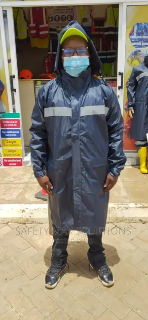 Reflective Rain Coats With Lining