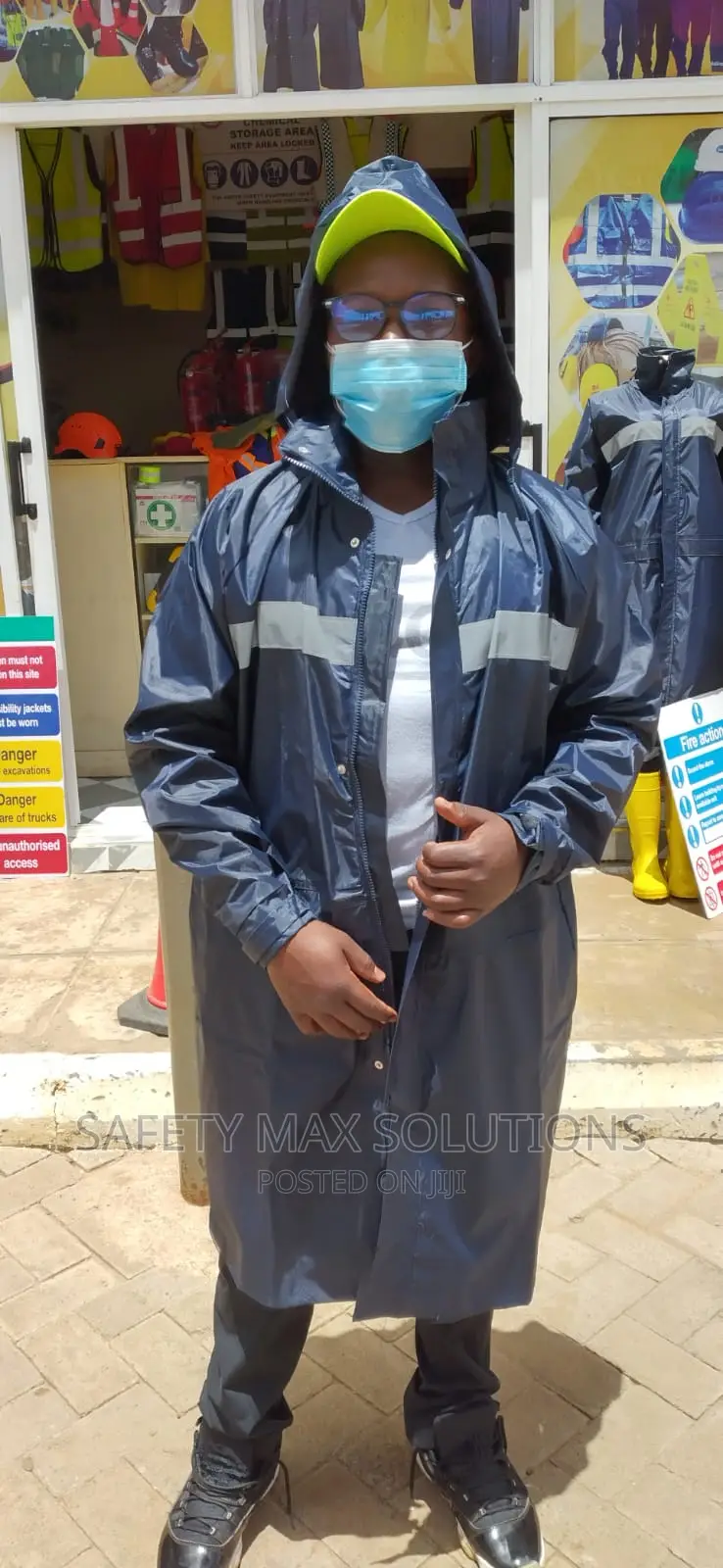 Reflective Rain Coats With Lining