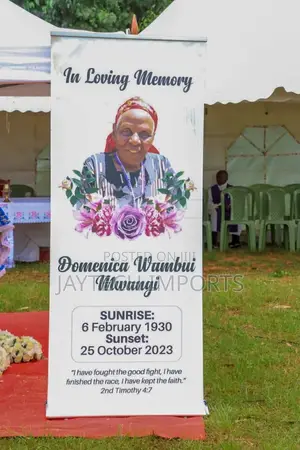 Rollup Banners for Funeral