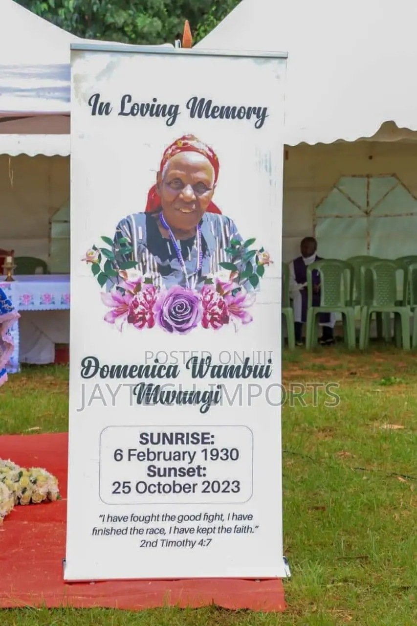 Rollup Banners for Funeral